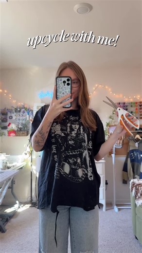 cassidy carballo ✄ sustainable fashion designer on Instagram: "how i made the upcycled taylor swift reputation sweat set 🐍🖤 #upcycling #thriftflip #sewing #taylorswift"