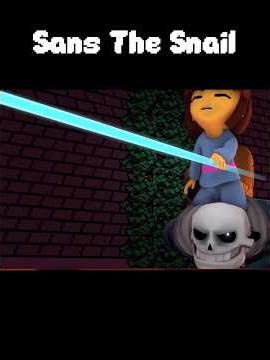 Sans The Snail #undertale ‪@SmashBits‬