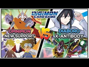 *NEW* Omnimon vs Diaboromon X • AD01 Gameplay | DCGO | Digimon TCG
