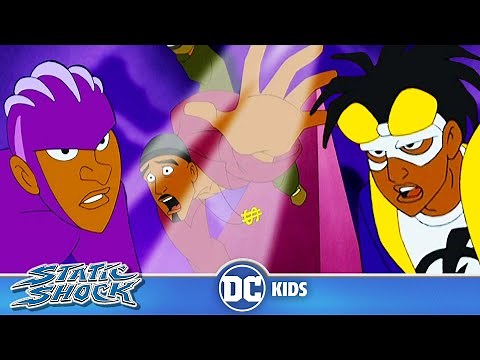 Static Shock | Can Static Save Rapper Ice Pack from Falling?! | ‪@dckids‬