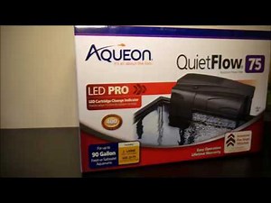Aqueon Quiet Flow 75 Gallon LED pro Aquarium Power Filter | 5 Stage Filtration | $40.89