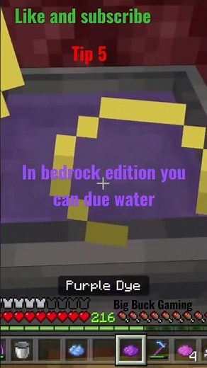 you can change the color of water in Minecraft?!