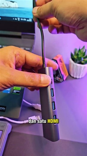 USB Type C Hub Converter HDMI 4K 60Hz USB 3.0 Type C PD 100W 5 in1 PX UCH4K605 #ystekno