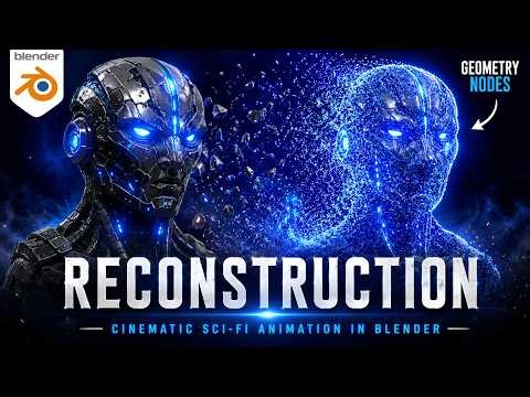 Cinematic Sci-Fi Reconstruction Animation in Blender