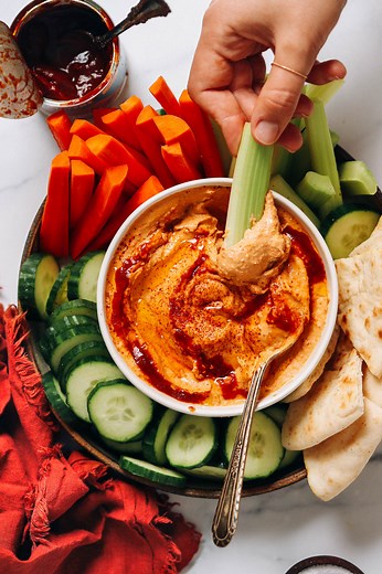 Spicy Chipotle Hummus (10 Minutes!)