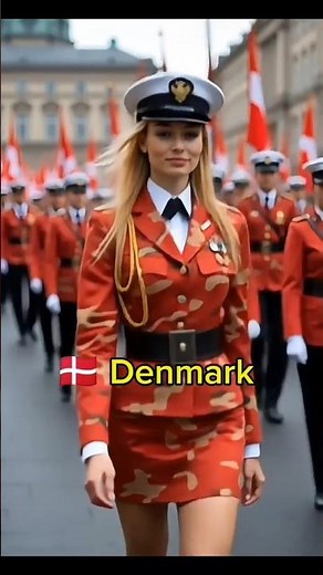 🔥 Female Soldiers in Mini Skirt Uniforms from Switzerland, Norway, Chile, Finland & Denmark