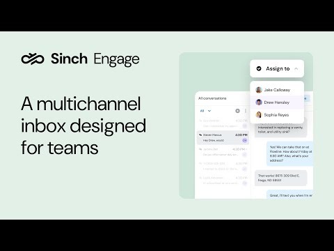 The redesigned messaging inbox | Sinch Engage