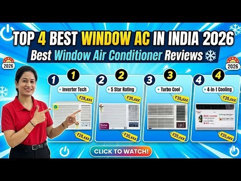Top 4 Best Window AC in India 2026 ❄️ Best Window Air Conditioner Reviews