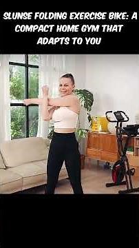 SLUNSE Folding Exercise Bike Review: One Compact Bike, Full-Body Workout at Home