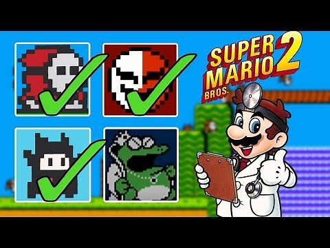 Super Mario Bros. 2: All Enemies