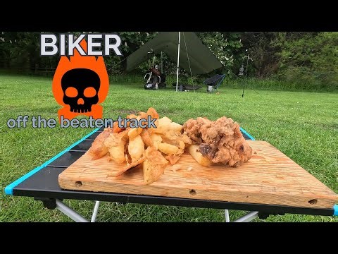 Motorcycle Tarp Camping
