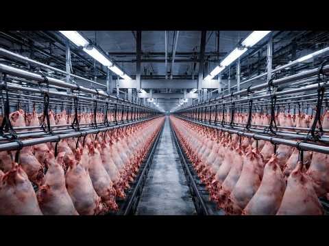How Millions of Sausages Are Made 🐷 | Inside the World’s Biggest Meat Factory #SausageProduction