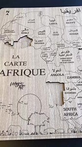Africa Map Puzzle Laser Cut File, Vector File for Laser Cutting SVG, Dxf, Ai, Pdf, Eps - Etsy