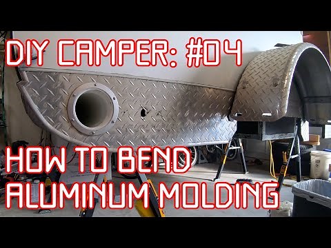 【DIY Camper: #04】How to bend aluminum molding (Sharpie trick)