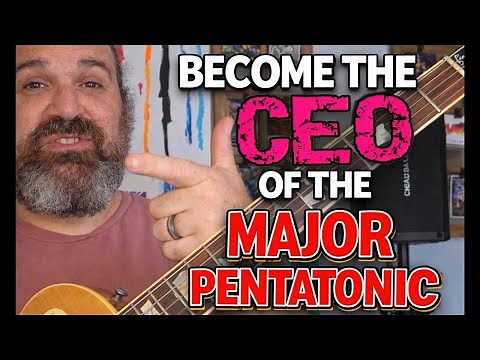 How To FIND THE MELODY Inside a Major Pentatonic Scale. Guitar Lesson