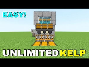 EASY Minecraft 1.21 Kelp XP Farm Tutorial – Infinite XP & Fuel