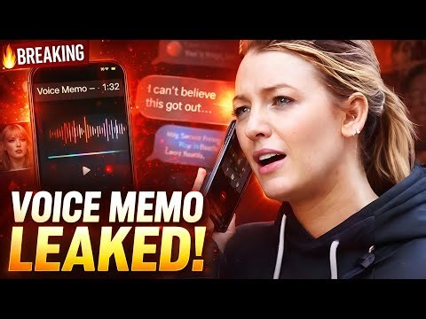 Blake Lively PANICS After Private Voice Memo & Texts Are Exposed!