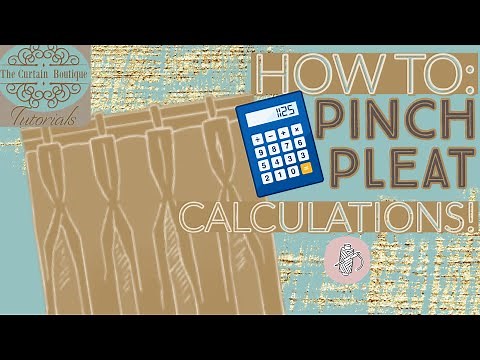 Step-by-Step Pinch Pleat Curtain Tutorial - TheCurtainBoutiqueTutorials #tcbtutorials