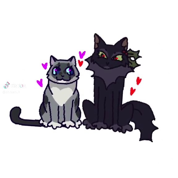 THEM,,, HAPPY PRIDE! 💜🩷🤍🧡❤️ #warriors #warriorcats #warriorcat #warriorcatart #cinderheart #cinderheartxhollyleaf #hollyleaf #hollyleafxcinderheart #cinderholly #lgbt #wcue #warriorcatsultimateedition #catart #art #animation #firestar #fireheart #ashfur #mapleshade #cat