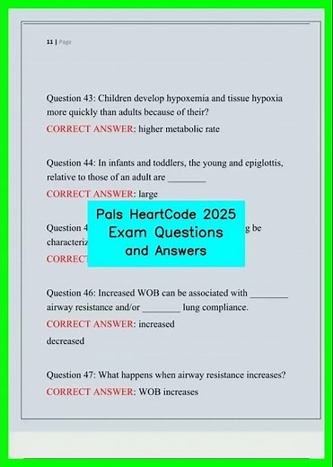 Pals HeartCode 2025 Exam Questions and Answers video
