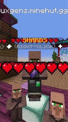 How to Gear Up on uxgens.minehut.gg #minecraft #youtube #pvp #crystalpvp