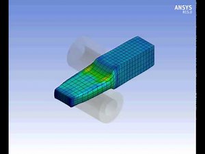 Ansys Workbench rolling of Copper alloy 2