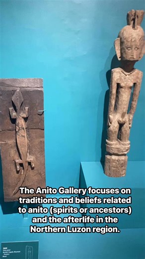 The Anito Gallery focuses on traditions and beliefs related to anito (spirits or ancestors) and the afterlife in the Northern Luzon region. #fypシ゚viralシ #fypシ゚viralシ #fypシ #museum #Philippines #museums #anthropology #NationalMuseumPH #PhilippineHistory #museumvisit | Museum x Stories