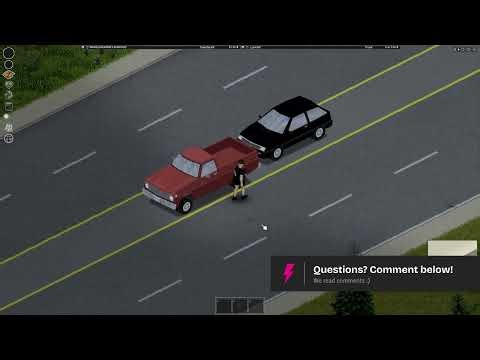 How to TOW VEHICLES in Project Zomboid (Step by Step)
