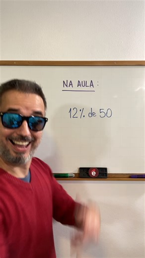 135K views · 1K reactions | Na aula e na prova: porcentagem trocando o 50 de lugar! || #matemática | Estude Matemática | Facebook