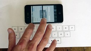 Your Table Could Be Your Next Mobile Keyboard