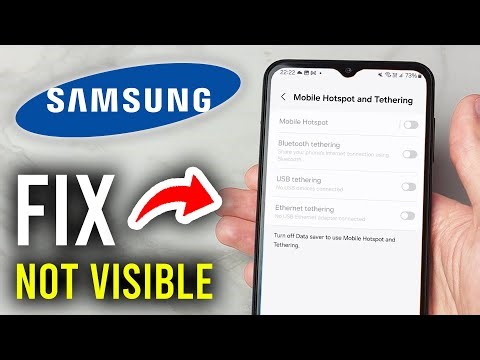 How To Fix Samsung Hotspot Not Visible & Not Turning On - Step By Step