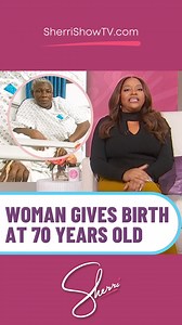 OH NO! A 70-year-old woman gave birth to twins! #sherrishepherd #twins #IVF | Sherri