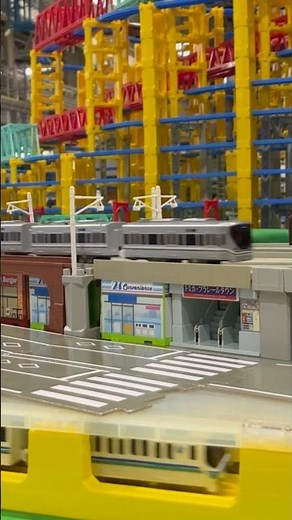 三ノ宮駅の電車大集合！地下鉄も走る！#改造プラレール #プラレール #交通フェスティバル