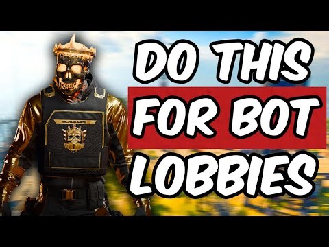 How to get BOT lobbies in Warzone