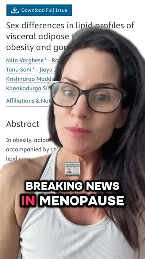 Mary Claire Haver, MD, author The New Menopause on Instagram: "🔥 Why does belly fat hit so hard after menopause? A brand new study just confirmed what we’ve known all along: when estrogen drops, fat shifts to the belly—and it becomes more inflammatory and more metabolically active. This isn’t just about how your jeans fit. It’s about visceral fat increasing your risk for: ❗️Heart disease ❗️Fatty liver ❗️Insulin resistance ❗️Chronic inflammation But here’s the good news: there are simple, eviden