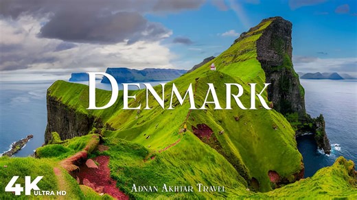 [4K]丹麦自然风光 航拍 太美了Exploring Denmark's Unspoiled Landscapes