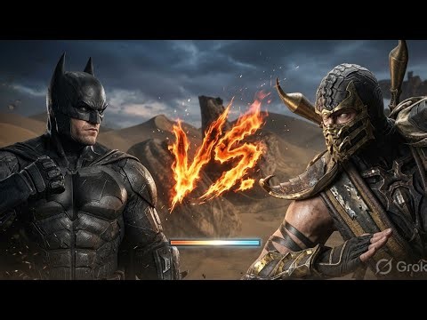 MORTAL KOMBAT 9! BATMAN VS SCORPION