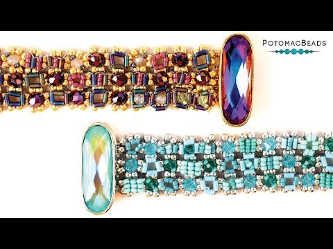 Modern Mayhem Bracelet - DIY Jewelry Making Tutorial by PotomacBeads