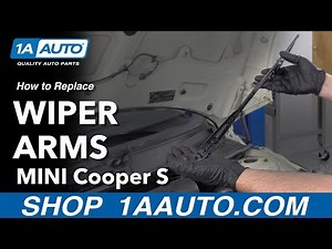 How to Remove Wiper Arms 07-13 Mini Cooper