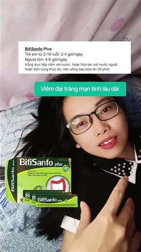 BifiSanfo Plus: hội chứng ruột kích thích, viêm đại tràng kích thích, viêm đại tràng co thắt, rối l
