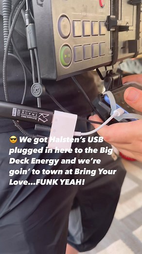 1.6K views |  We got Halsten’s USB plugged in here to the Big Deck...
