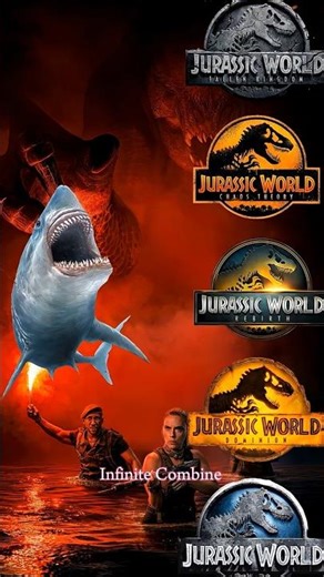 Megalodon VS Jurassic Park, World & All Dinosaurs.