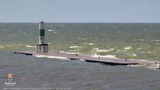 Holland State Park webcam shows beach conditions, helps warn of dangers