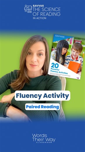 Savvas Learning | 📚 Want to boost reading fluency and build student confidence? Try Paired Reading, a simple, low-prep routine your K–2 students will love!... | Instagram