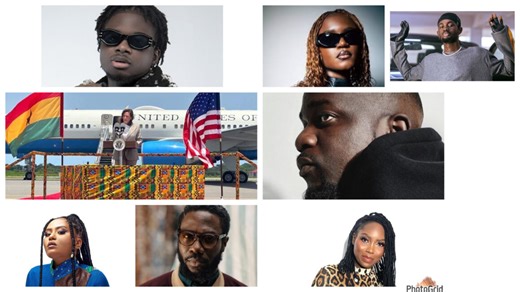 Kuami Eugene, Sarkodie, Blacko, Amaarae, and others make it to Kamala Harris’ Spotify Playlist to soundtrack trip to Africa