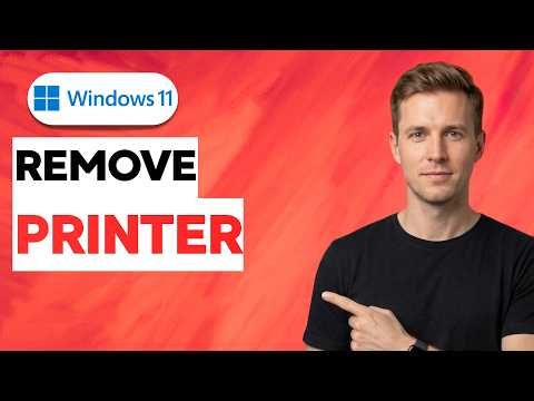 How to Remove a Printer on Windows 11 [2026 Full Guide]