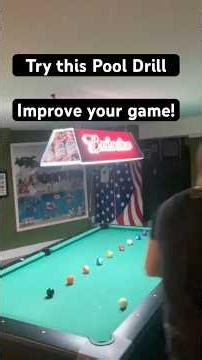 Improve your billiards game with the 10 ball line drill. Please subscribe help me to 1000
