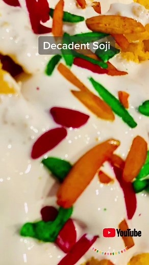 Wedding Soji 💚❤️🧡 YouTube Link in bio for the full recipe #perimaskitchen #soji #indianfoodie #desserts #semolina #southafrica @b.nagiahs_butchers