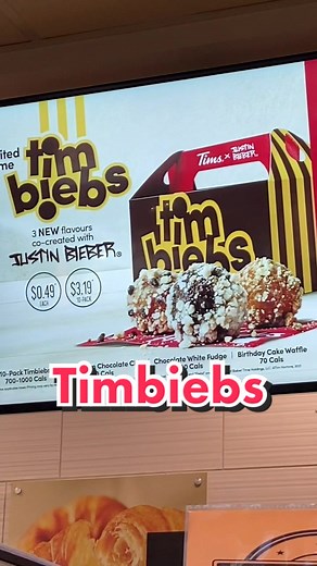 think crumbly muffin tops 😆 #timbiebs #stillabelieber #justinbieber #timhortons #timbits #timbiebsreview #timbiebsmerch @justinbieber @Tim Hortons