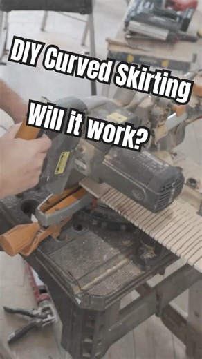 How to Fit Curved Skirting Around a Bay Window | DIY 🔥 #diyprojects #home #diy